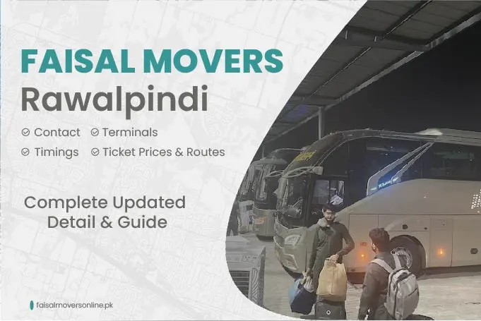 Faisal Movers Rawalpindi contact number & Terminals 2025