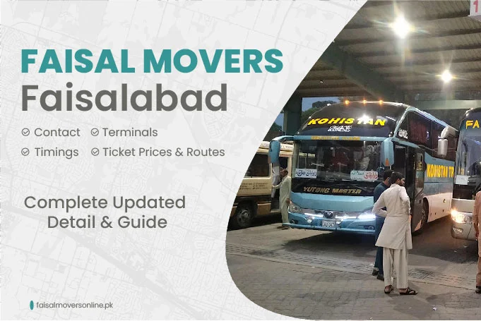 Faisal Movers Faisalabad Contact Number Fares & Timing 2024