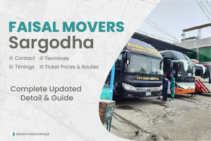 Faisal Movers Sargodha Contact Number Timing and Fares