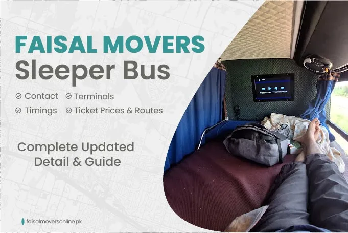 Faisal Movers Sleeper Bus Booking, Ticket Prices and Timings